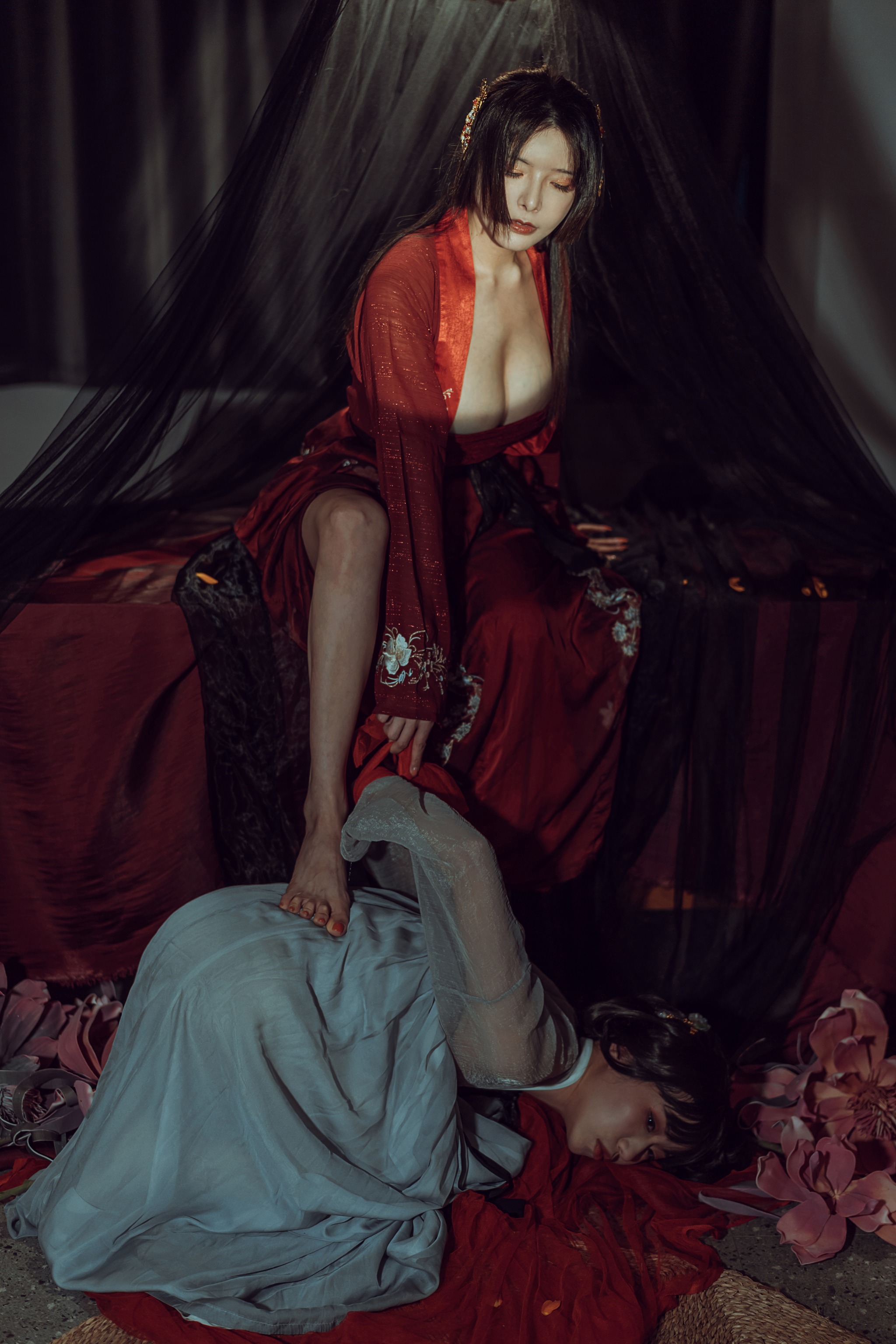 图片[1]-秋和柯基 – NO.035 昏红帐 [52P]-XikXak